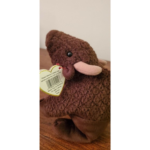 MWMT TY Beanie Babies ROAM the Buffalo WITH TAG ERRORS (1998) - Picture 8 of 9